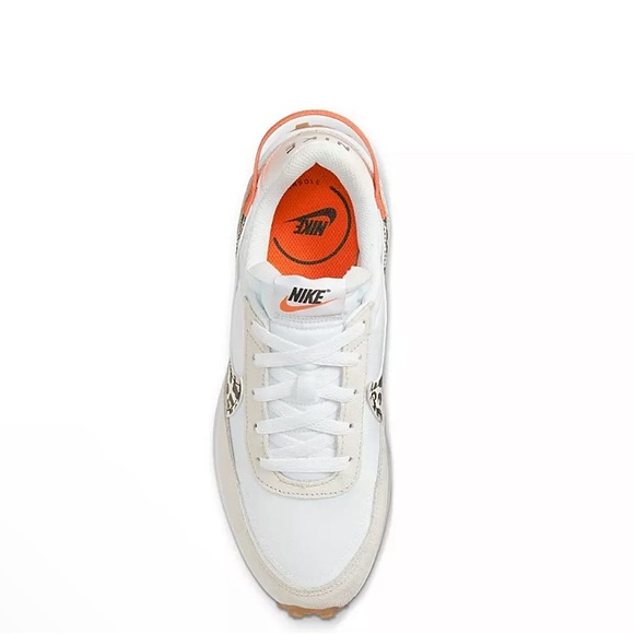 NIKE WOMENS WAFFLE DEBUT SNEAKER LEOPARD PRINT - Picture 5 of 6